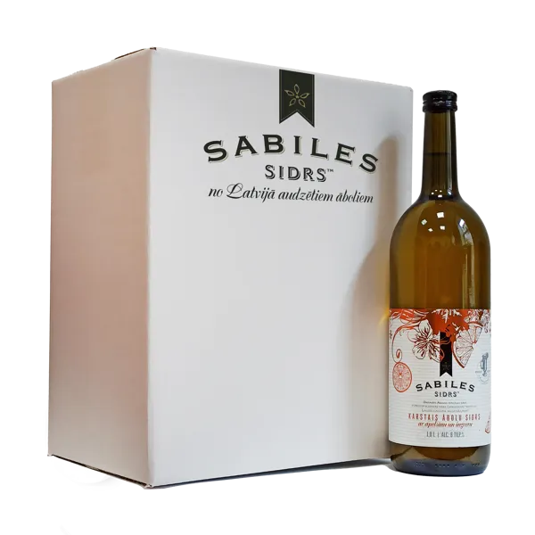 Kaste karstā Sabiles sidra ar apelsīnu un ingveru (6 pudeles)